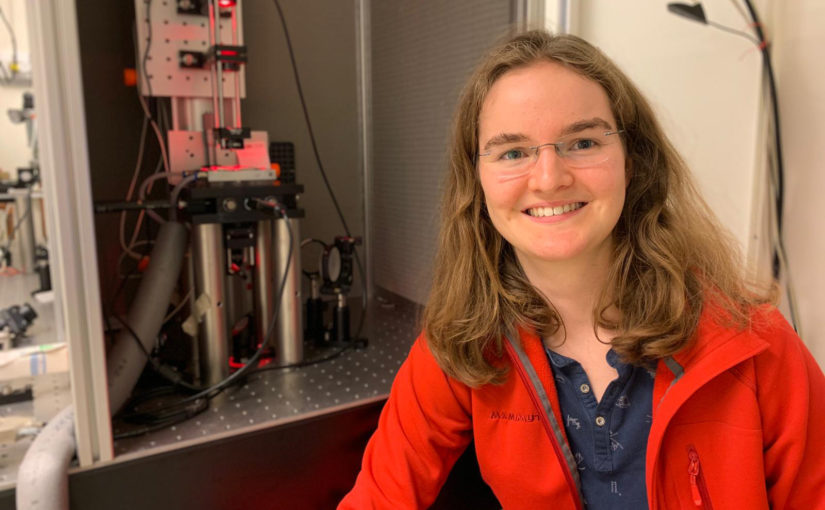 Sophia Simon visits the Soft Matter Lab. Welcome!