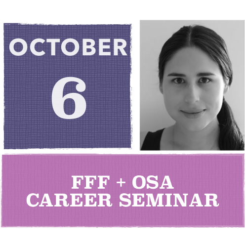 Career Seminar by OSA Ambassador Aura Higuera Rodriguez, 6 October 2020