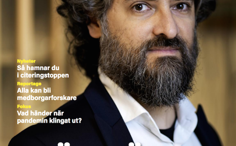 Article about Giovanni Volpe on GU Journalen