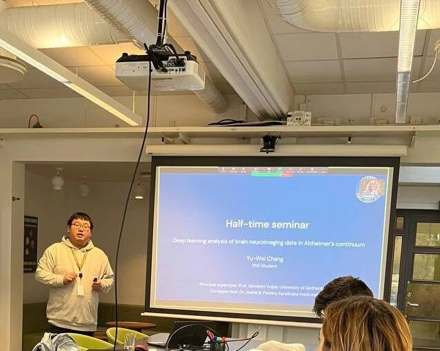 Yu-Wei Chang presented his half-time seminar on 3 November 2023